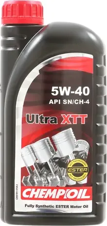 5W-40 Ultra XTT SN/CF, A3/B4, 1л (синт. мотор. масло) (Chempioil). Артикул CH97011E