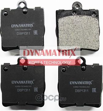 Колодки тормозные (Dynamatrix-Korea) Dynamatrix-Korea. Артикул DBP1311