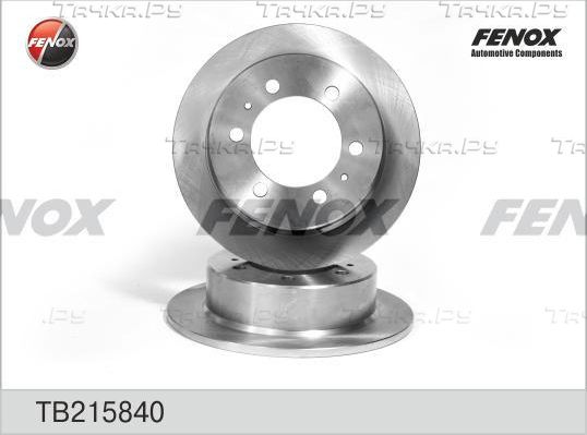 Тормозной диск Fenox задний для Daewoo Korando 1999-2001. Артикул TB215840
