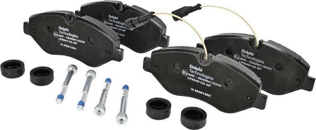 Тормозные колодки Delphi (Low-Metallic). Артикул LP2043