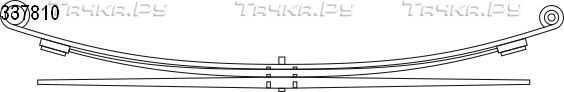 Рессора CS-Germany задняя для Volkswagen Crafter I 2006-2016. Артикул 10.337.810.00