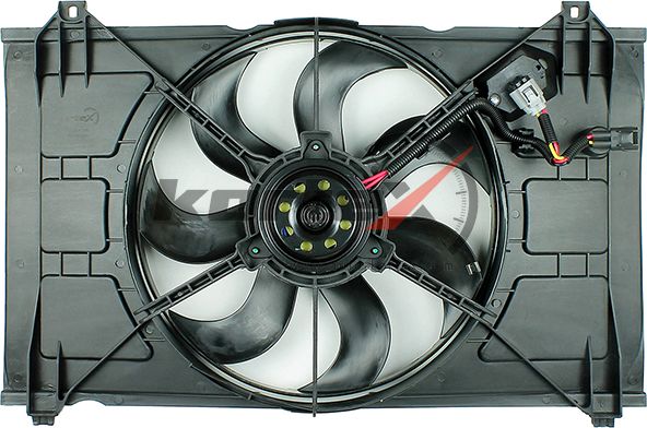 Вентилятор охлаждения двигателя (Kortex). Артикул KFD138