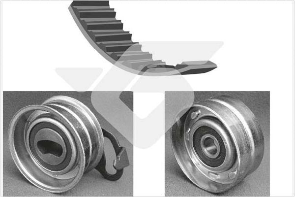 Ремень ГРМ с роликами (комплект) Hutchinson для Toyota Corolla E80 1983-1987. Артикул KH 174