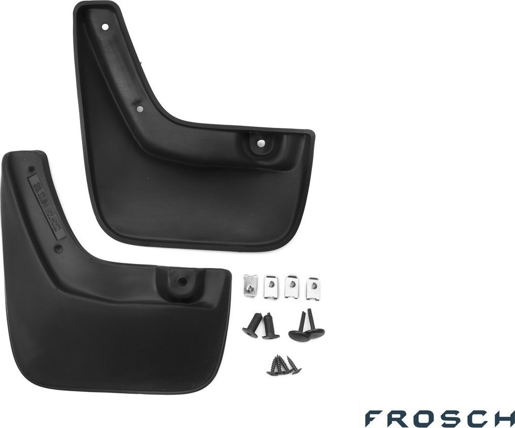 Брызговики Frosch (в коробке) задняя пара для Mazda 3 II хэтчбек 2009-2011. Артикул FROSCH.33.17.E11