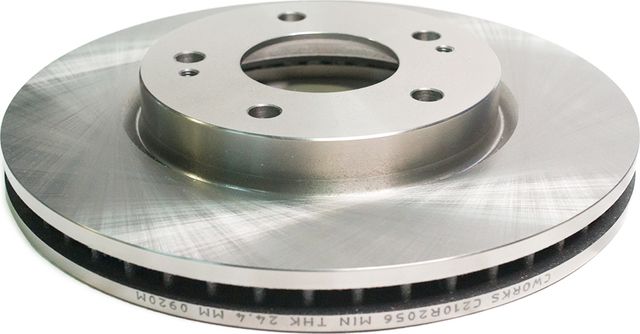 Тормозной диск Cworks передний для Mitsubishi Galant IX 2003-2012. Артикул C210R2056
