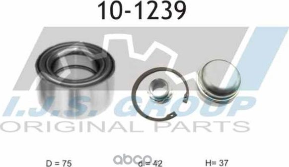 10-1239_к-кт подшипника ступицы перед.!/ MB W168 97 (IJS). Артикул 101239