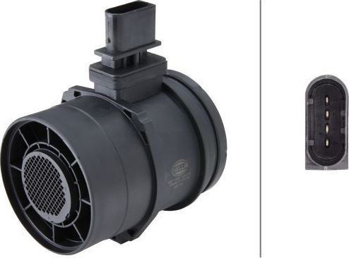 Датчик массового расхода воздуха (ДМРВ) Hella. Артикул 8ET 009 149-381