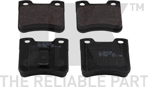 Тормозные колодки NK. Артикул 221935