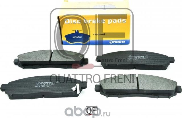 Колодки тормозные дисковые к-т с мех. индикатором износа Nissan Navara III  передние (Markon) Markon. Артикул 42102167