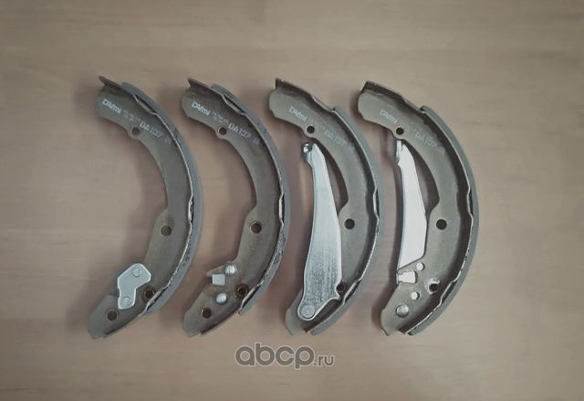 Колодки тормозные задние барабанные, 230x32 Polo RF 10-, Jetta IV 10-, Caddy II (Dafmi). Артикул DA137