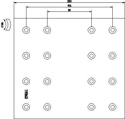 Тормозные накладки Don задние для DAF 85 1992-1998. Артикул DF48491S7100