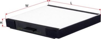 Салонный фильтр Sakura для Hyundai Matrix I 2001-2010. Артикул CA-2801