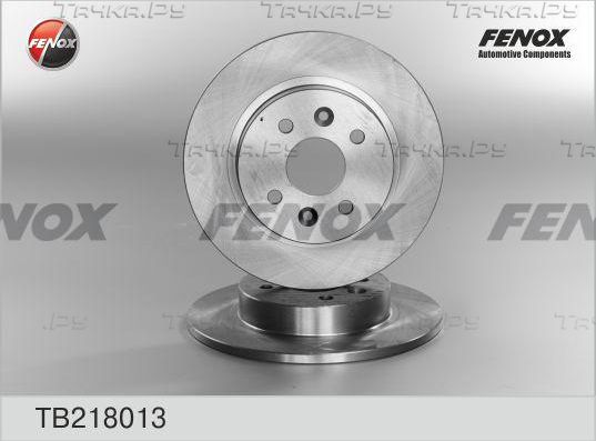 Тормозной диск Fenox задний для Kia Shuma II 2001-2004. Артикул TB218013