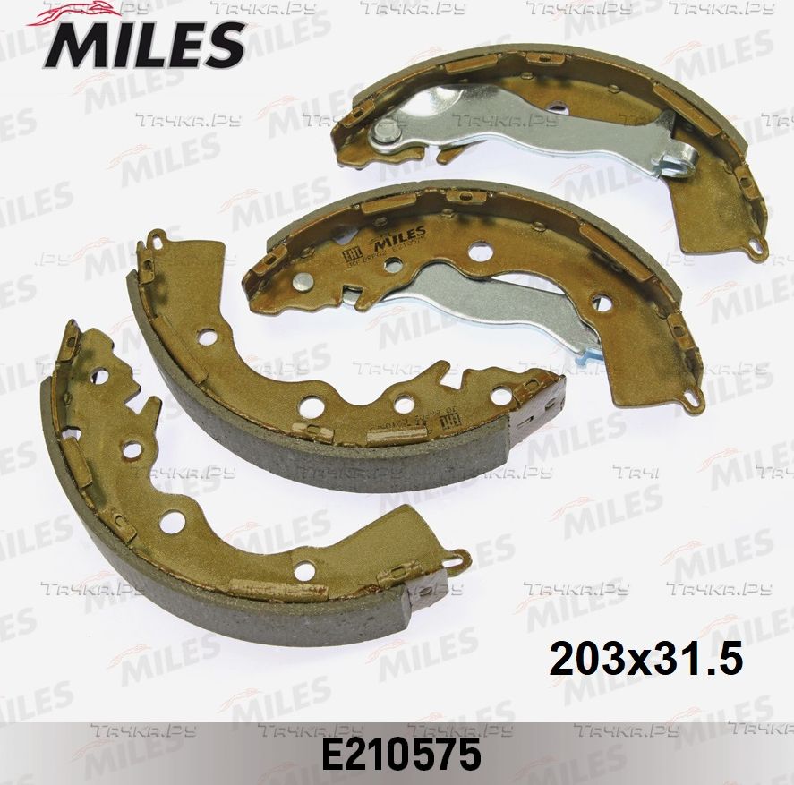 Тормозные колодки Miles для Hyundai Accent III 2005-2010. Артикул E210575