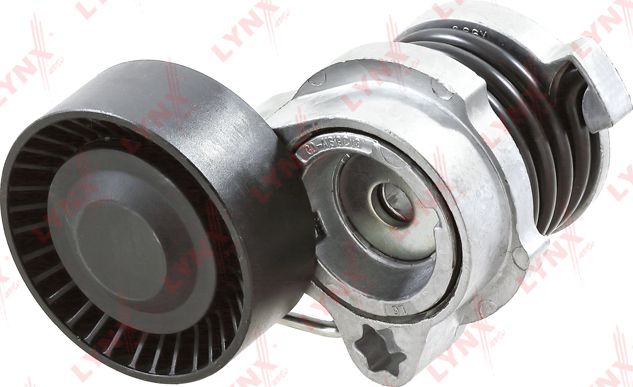 Натяжной ролик (натяжитель) приводного клинового зубчатого ремня LYNXauto. Артикул PT-3126