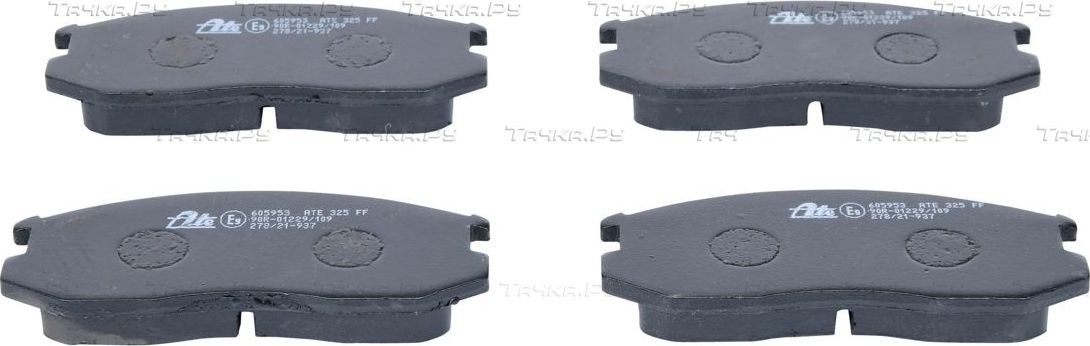 Тормозные колодки ATE передние для Mitsubishi Lancer VI 1992-1996. Артикул 13.0460-5953.2