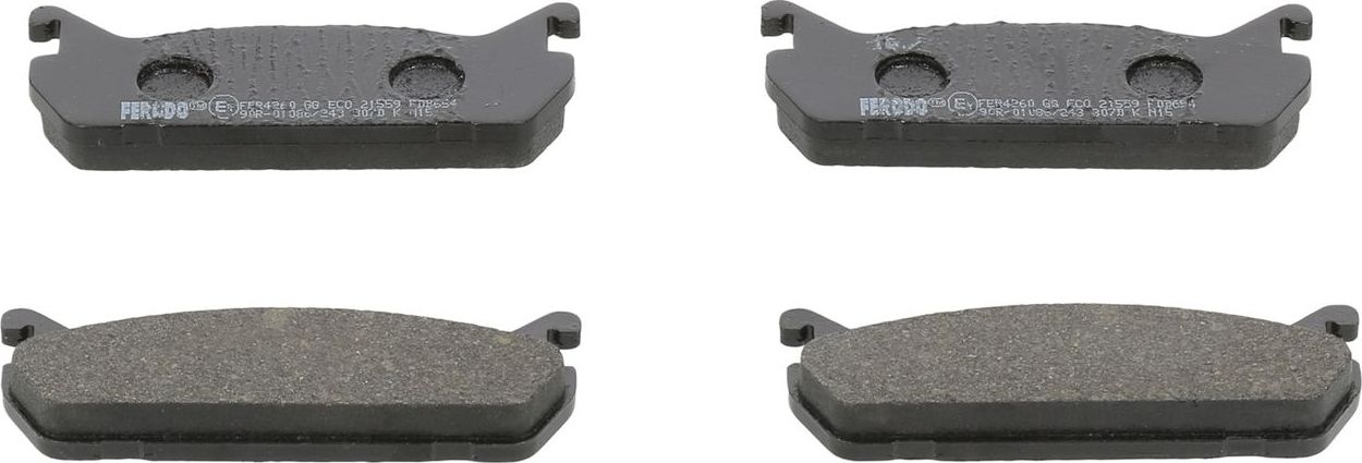 Тормозные колодки Ferodo Premier Eco Friction. Артикул FDB654