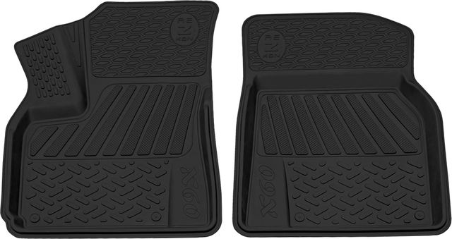 Коврики Rezkon резиновые передние для салона Lifan X60 2012-2026. Артикул 1522015100