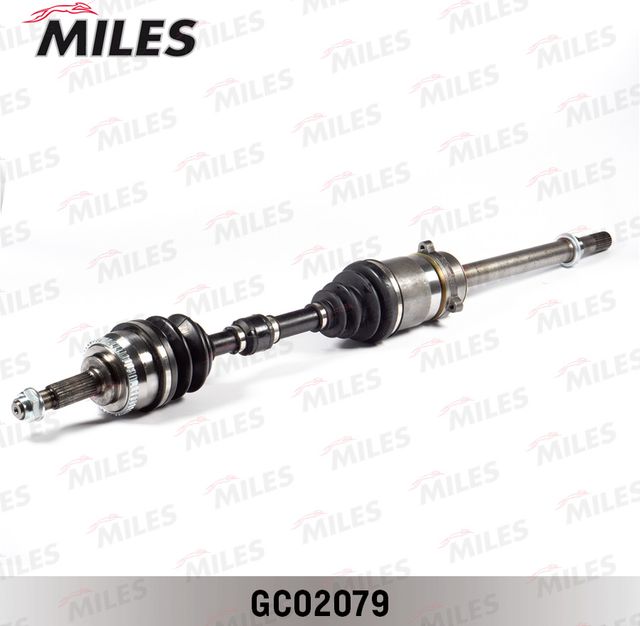 Полуось (привод в сборе, приводной вал) Miles правая для Nissan Primera P11 1996-2002. Артикул GC02079
