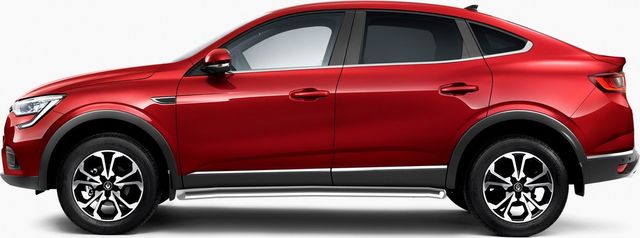 Защита Rival порогов d57 для Renault Arkana 2019-2026. Артикул R.4705.004