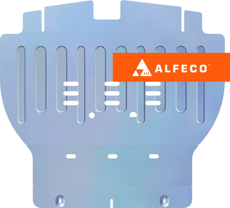 Защита алюминиевая Alfeco для картера и КПП Suzuki Ignis III AWD 2016-2026. Артикул ALF.23.04al