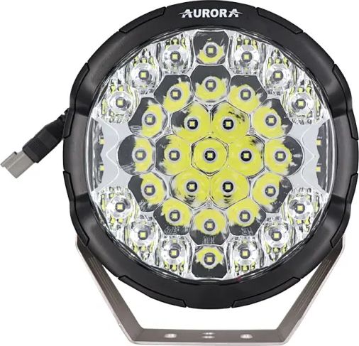 Светодиодная фара комбинированного света Aurora 229 мм 205W (комплект 2 шт) Черная. Артикул ALO-GR7-B