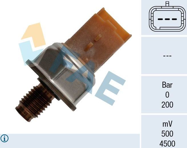 Датчик давления топлива FAE. Артикул 15607