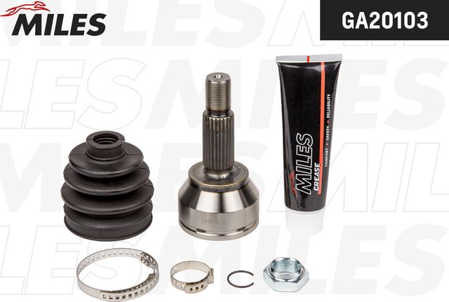 Шрус наружный (граната) Miles передний для Ford Fusion I 2002-2012. Артикул GA20103