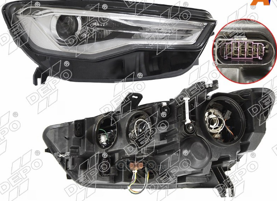 ФАРА ПРАВАЯ A6 14- (Depo). Артикул 4461153RMLDHEM