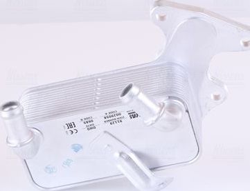 Радиатор масляный (маслоохладитель) для АКПП Nissens (алюминий). Артикул 91129