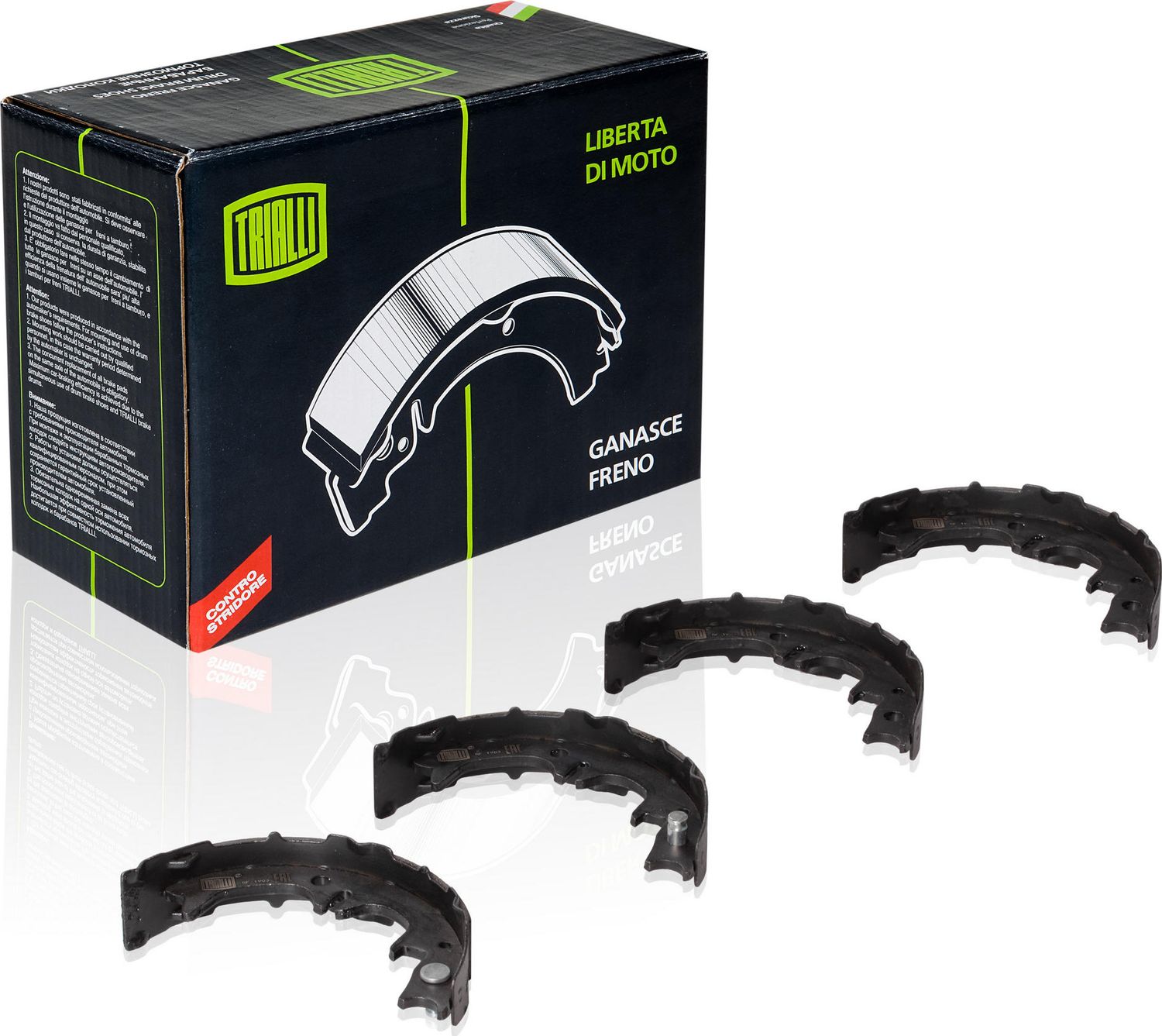 Тормозные колодки (стояночная тормозная система) Trialli. Артикул GF 1903