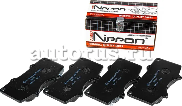 Колодки тормозные MITSUBISHI Pajero 4 (07-) TOYOTA Land Cruiser Prado передние ( (Allied Nippon). Артикул ADB31201