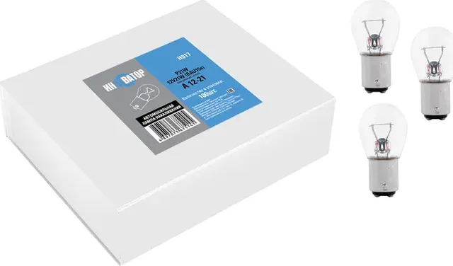 Лампа накаливания a 12v 21w (bau15s) смещ.цок иhhоватор Инноватор H017. Артикул H017