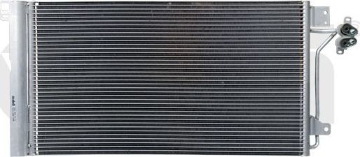 Радиатор кондиционера (конденсатор) Vika. Артикул 88201352401