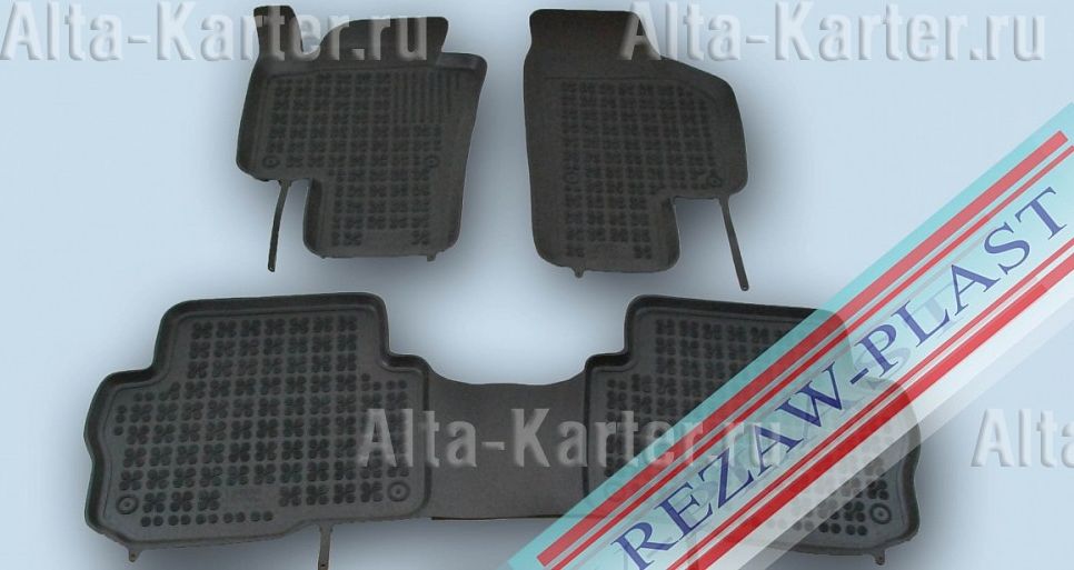 Коврики Rezaw Plast для салона Volkswagen Sharan II 5-мест. 2010-2026. Артикул 200112A