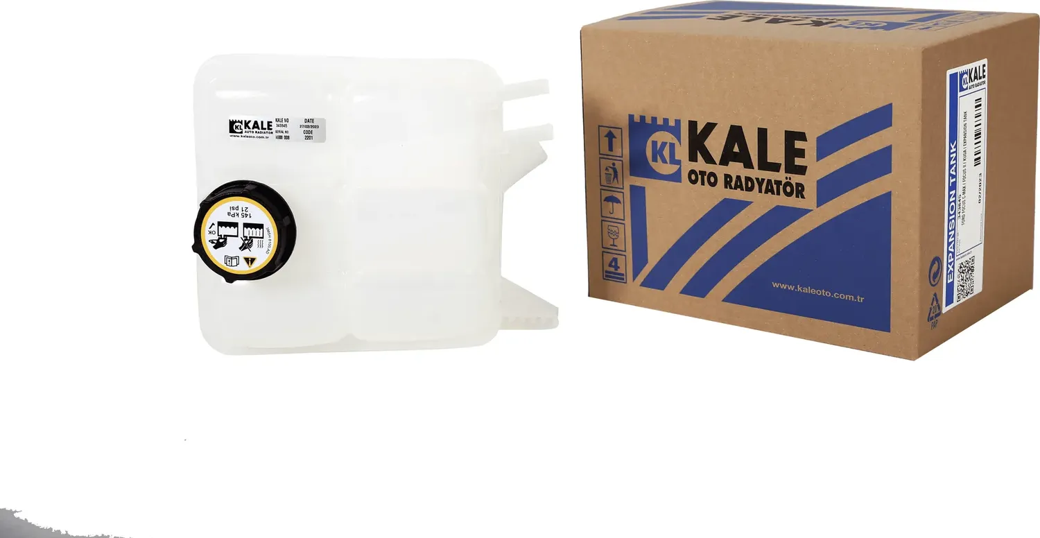 Бачок расширительный для а/м Ford Focus Focus II (05-)  Kuga (08-)  Mazda 3 (03)- с крышкой (Kale). Артикул 343845