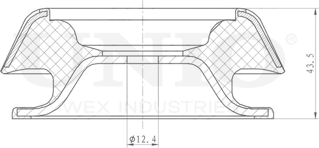 Опора амортизационной стойки (Unio). Артикул RMP-13013