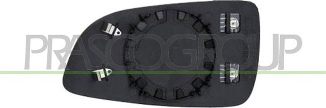 Зеркальное стекло бокового зеркала Prasco правое для Opel Astra H 2004-2014. Артикул OP4107503