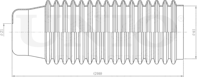 Пыльник амортизатора (Unio). Артикул DUC-10031