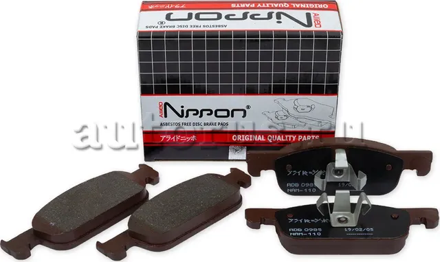 Колодки тормозные ЛАДА X-Ray RENAULT Logan (12-) передние (4шт.) ALLIED NIPPON. Артикул ADB0985