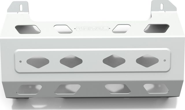 Защита алюминиевая Rival для глушителя Jeep Wrangler JL 2017-2026. Артикул 2333.2750.1.6