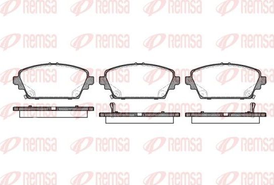 Тормозные колодки Remsa. Артикул 0694.02