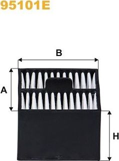 Топливный фильтр WIX Filters для MAN L2000 1993-2007. Артикул 95101E