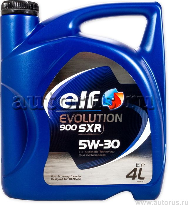 Масло моторное EVOLUTION 900 SXR 5W30 синт.4л ELF. Артикул 10160501