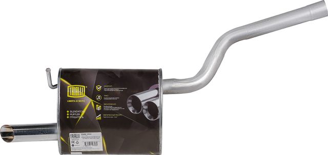 Глушитель (задняя часть) Trialli для Volkswagen Jetta VI 2011-2019. Артикул EMM 1014