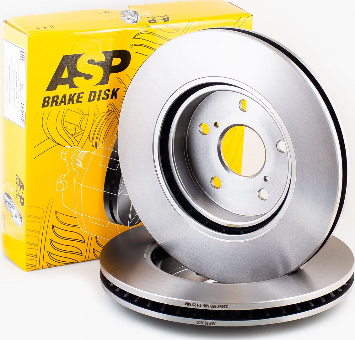 ТОРМОЗНОЙ ДИСК TOYOTA CAMRY (V70) 17- RAV4 V 18- ПЕРЕДНИЙ ВЕНТИЛИ (ASP). Артикул 610202
