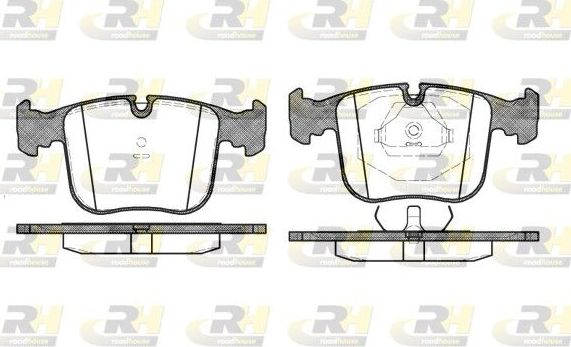 Тормозные колодки RoadHouse передние для BMW 8 I (E31) 1990-1999. Артикул 2380.00