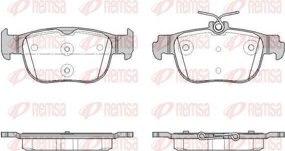 Тормозные колодки Remsa. Артикул 1897.00