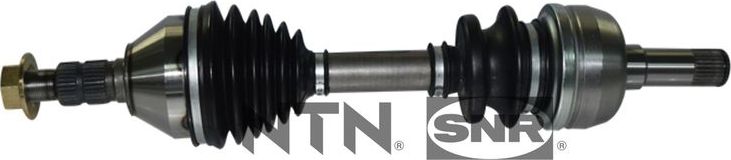 Полуось (привод в сборе, приводной вал) NTN / SNR. Артикул DK53.017