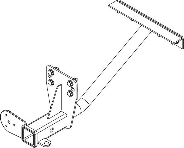 Фаркоп AvtoS для УАЗ Хантер 2003-2026 без шара в комплекте. Артикул UAZ-11